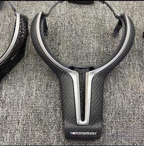 Penutup roda kemudi serat karbon, pengganti t-back untuk BMW <span class=keywords><strong>m</strong></span>-sport seri perak - Product Image 5