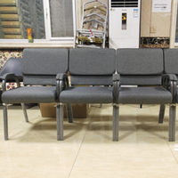 Silla de Iglesia Acolchada y Cómoda con Asiento Encajable para Teatro, Auditorio, Púlpito y Banquete, Precio Económico de Fábrica