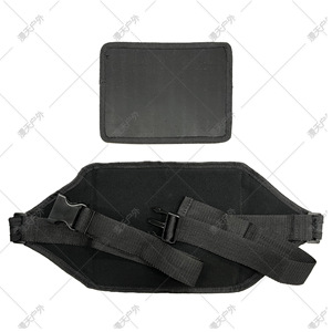 <b>Hammock</b> Resting Mat With Pe Board One Size Fits All Black Polyester Travel Office High Speed Rail Airplane Use - Product Image 5