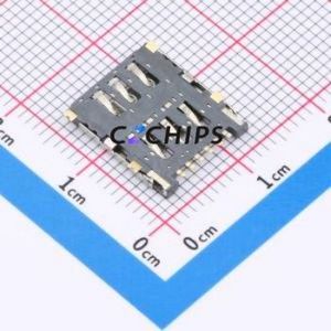 SNO-1305-B <b>SIM</b> <b>Card</b> Connector SMD Connector Flip Cover Type Nano <b>SIM</b> <b>Card</b> <b>Card</b> <b>Holder</b> No <b>Card</b> Detection - Product Image 2