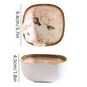 Stile giapponese personalizzato decalcomania porcellana salse di soia piatto di condimento burro <span class=keywords><strong>senape</strong></span> aceto salsa ceramica ciotola per <span class=keywords><strong>cucina</strong></span> - Product Image 5