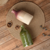 Nouveau Distributeur d'Huile d'Olive en Céramique à Glaçure Réactive Créative OEM ODM, Bouteille de Rangement Rétro Personnalisée pour Sauce Soja, Bouteille en Céramique pour Vinaigre