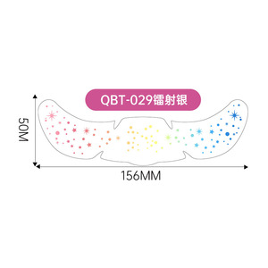 Parches de <span class=keywords><strong>Tatuaje</strong></span> Temporales para la Cara, Ecológicos, Holográficos, Multichrome, con Diseño de Corazones y <span class=keywords><strong>Estrellas</strong></span>, Resistentes al Agua, Maquillaje para Mujer - Product Image 4