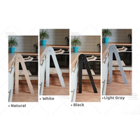Tour d'apprentissage pliable en bois massif pour tout-petits, tabouret de cuisine et de salle à manger, aide à l'apprentissage Montessori moderne, multifonctionnel, durable et sûr
