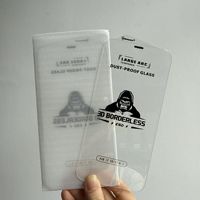 Protection d'écran en verre trempé 3D sans bordure HD transparente noire pour iPhone 17 Pro Max, compatible avec iPhone 18 Pro Max, 18 Pro, 17, 16, 15