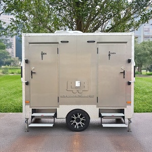Remolque de Baño Portátil, Sistema de Baño Móvil Compacto, Ecológico y Duradero para Instalaciones Temporales al Aire Libre - Product Image 3