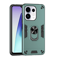 Étui de téléphone hybride PC TPU pour OPPO Reno 16 5G/Reno 16 Pro 5G avec support magnétique