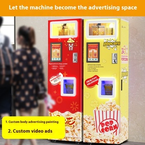 Thương mại tự động bỏng ngô Máy bán hàng tự động với SDK chức năng cho rạp chiếu phim & công viên giải trí không người lái tự phục vụ - Product Image 2