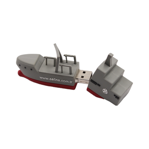 Chất lượng cao tàu hình tùy chỉnh PVC USB cho Giao thông vận tải công ty Quà Tặng tàu chở <span class=keywords><strong>Flash</strong></span> Drive hình dạng Stick USB - Product Image 1