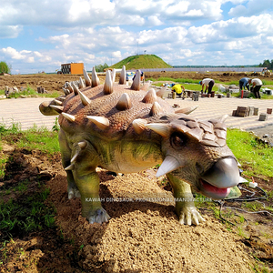 Modèle de dinosaure animatronique Ankylosaurus réaliste grandeur nature pour le monde des dinosaures - Product Image 2