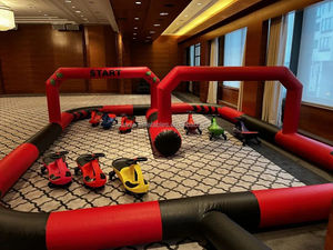 Bán Hot <span class=keywords><strong>Inflatable</strong></span> đua theo dõi cho Bumper xe thể thao trò chơi <span class=keywords><strong>Inflatable</strong></span> Bumper xe theo dõi vui <span class=keywords><strong>Inflatable</strong></span> đi Kart đua theo dõi - Product Image 5