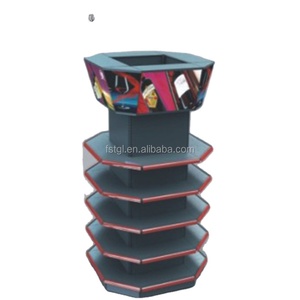 Estantes de exhibición de frutas y verduras, estante de madera resistente para supermercado - Product Image 2