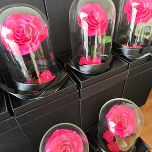 Cupola di Vetro Artigianale di Alta Qualità per Rose Conservate, Idee Regalo Creative per la Festa della Mamma, <span class=keywords><strong>San</strong></span> Valentino o Qualsiasi Occasione - Product Image 4
