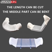 Raccord de dérivation pour poutre en ABS blanc pour tuyau PE, accessoire de fixation pour poutre pour système de ventilation de conduits d'air frais CVC