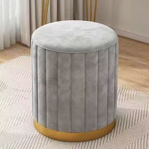 Silla de Maquillaje de Lujo para Dormitorio, Silla Moderna de Tela con Almacenamiento, Taburete de Almacenamiento para Dormitorio - Product Image 4
