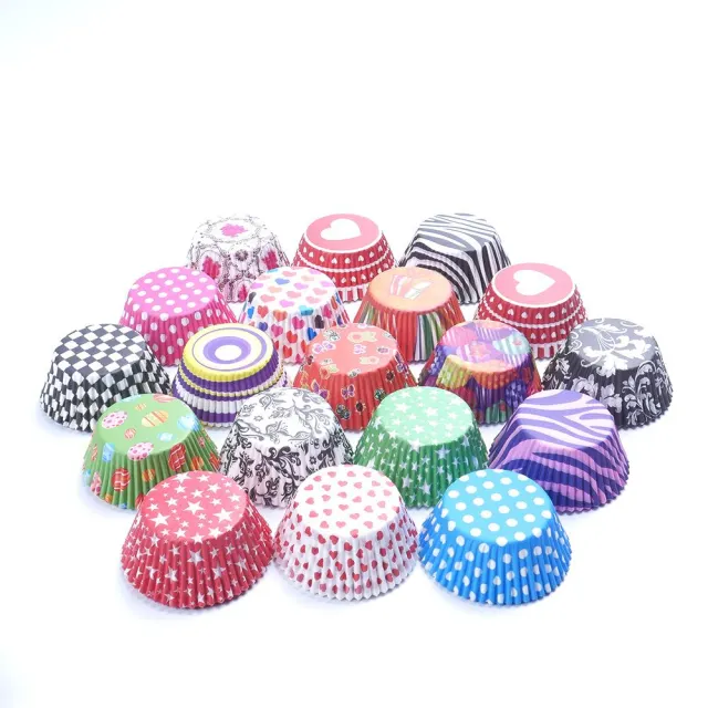 Pvc Buis 200Pcs Verpakking Cupcake Houder Papieren Muffin Case