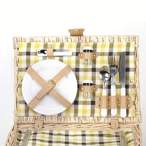 Fruits Storage Wicker China Wholesale Folding Picnic <span class=keywords><strong>Basket</strong></span> For 2 Person - Product Image 5