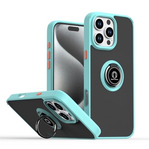Coque mate pour iPhone 16 15 Pro Max 14 Plus 13 Pro 12 11 avec support rotatif à 360 degrés, antichoc et magnétique - Product Image 1