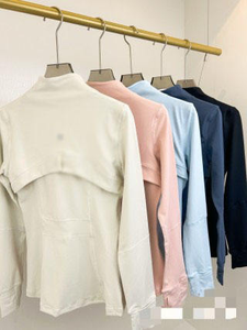 Nueva Chaqueta de Yoga Lulu de Doble Cara, Transpirable, para <span class=keywords><strong>Mujer</strong></span>, Corte Ajustado, Manga Tres Cuartos, para Deportes y Fitness - Product Image 6