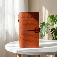 Carnet de voyage en cuir PU gravé sur mesure avec fermeture magnétique, reliure cousue, 80 feuilles, fabriqué à la main par l'usine LIUSHUN