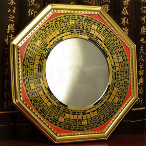 Miroir Bagua Concave Chinois pour la Protection et la Bonne Fortune à la <span class=keywords><strong>Maison</strong></span>, Décoration Feng Shui Orientale - Product Image 2