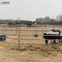 Panneaux de clôture portables en tube d'acier robustes et économiques pour l'élevage de bétail, d'chèvres, de porcs et de moutons, pour enclos ronds et mangeoires
