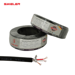 16awg tiếng ồn thấp che chắn cáp cuộn dây âm thanh tai nghe 2 lõi OFC đồng nguyên chất Hifi XLR 3.5/6.35mm AUX cáp âm thanh cuộn 100m - Product Image 1