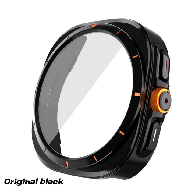 High Quality Watch 7 PC Glass Case Change to Ultra 47mm HD Protective Case Cover for Samsung Watch 7 40mm 44mm