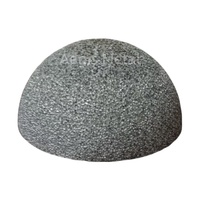 Mousse métallique poreuse en aluminium en forme de bol pour la décoration de toit