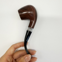Vente en gros de pipe à fumer en résine Surface en bois Tube à fumer pour tabac Fabricant de pipes à fumer en vente directe