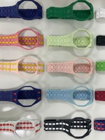 FORWELLENY Bracelet de montre coloré en biocéramique de qualité supérieure avec étui de protection pour la collaboration Royal Pop SW Hommes Femmes