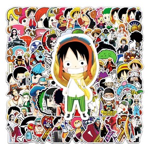 106Pcs Nhà Máy Bán Hàng Trực Tiếp Máy Tính Xách Tay <span class=keywords><strong>Ipad</strong></span> Manga Tùy Chỉnh Dán PVC Không Thấm Nước In Ấn Anime Gương Dán - Product Image 1