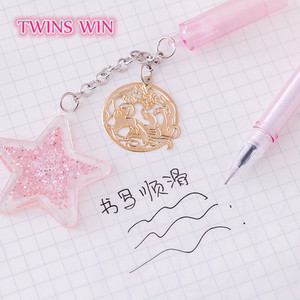 Bolígrafo con Colgante de Estrella <span class=keywords><strong>Atrapasueños</strong></span> de Dibujos Animados, Estilo Femenino y Lindo, Bolígrafo con Cadena, Bolígrafos para Estudiantes, Bolígrafo de Gel 2695 - Product Image 4