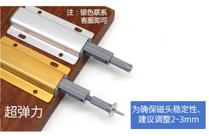 Herraje de Aleación de Aluminio para Muebles, Cierre Magnético con Apertura por Presión para Puertas de Cocina, Hogar, Apartamento, Sala de Estar - Product Image 4