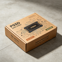 Premium op maat gemaakte golfkartonnen verzenddoos voor draagbare SSD hogesnelheidsopslag, 72 uur productie, koudeketenbestendig, schokbestendig karton