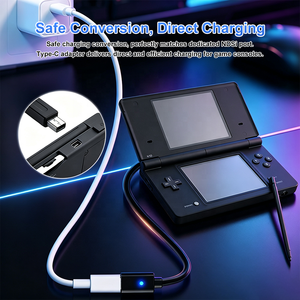 Adaptateur de câble de charge <span class=keywords><strong>3DS</strong></span> vers USB Type-C Noir 6,5 pouces Câble de charge USB-C vers <span class=keywords><strong>3DS</strong></span> pour <span class=keywords><strong>Nintendo</strong></span> <span class=keywords><strong>3DS</strong></span> / 2DS / <span class=keywords><strong>New</strong></span> 2DS <span class=keywords><strong>XL</strong></span>/DSi - Product Image 5