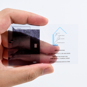 Cartes de <span class=keywords><strong>visite</strong></span> professionnelles personnalisées de haute qualité, nom de l'entreprise imprimé, cartes de <span class=keywords><strong>visite</strong></span> en PVC transparent - Product Image 3