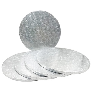 Wholesale Round Square <b>Cake</b> <b>Boards</b> White <b>Cake</b> Drum Paper Cardboard 10 Inches <b>Cake</b> <b>Board</b> 4mm - Product Image 2