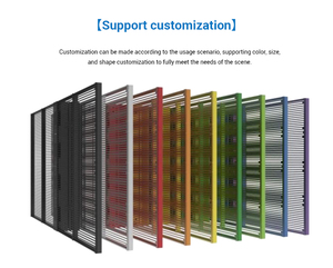 Mur vidéo LED incurvé transparent SMD couleur pleine P3.9-7.8 pour extérieur et intérieur, écran LED en verre, <span class=keywords><strong>vitrine</strong></span>, étanche IP65, 3 ans - Product Image 2