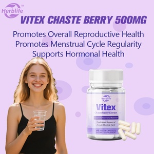 OEM ODM Vitex Chasteberry <b>Supplement</b> for Women, <b>Hormone</b> <b>Balance</b> and Menstrual Cycle Support, Chaste Tree Berry Extract 500mg - Product Image 3