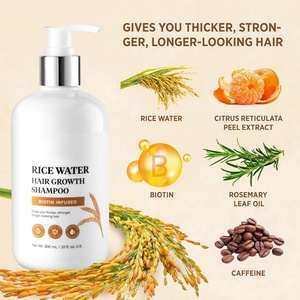 Crema para el Crecimiento del Cabello con Agua de Arroz, Fórmula 2 en 1, Orgánica, Personalizada con Logotipo Privado, Aumenta la Densidad del Cabello y Reduce la Caída del Cabello - Product Image 3