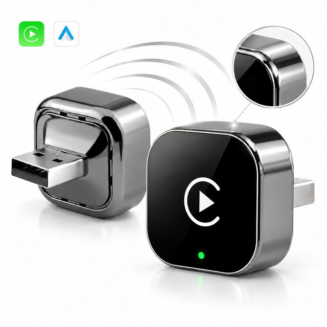 Wholesale  2 in 1 USB Car Play Adapter Universal Car Wired Wireless Carplay Mini Carplay Android Auto Dongle