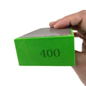 60 100 200 400 Grit köpük elmas zımpara blokları elmas el parlatma pedleri zımpara beton cam taş granit için mermer fayans - Product Image 6