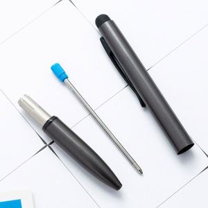 Stylo bille métallique haut de gamme personnalisé avec logo, style professionnel, stylet tactile pour cadeau promotionnel - Product Image 4