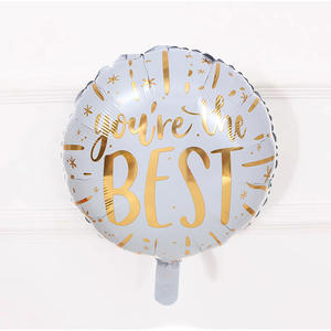 Nuovi Palloncini Rotondi da 18 Pollici 'You're the Best' in Foil per Forniture per Feste - Product Image 6