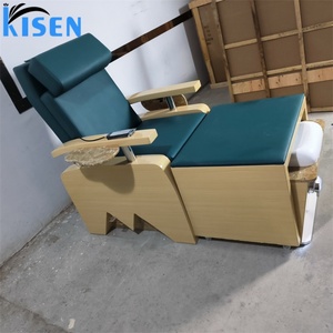 Kisen Factory Wholesale Solid Wooden Custom Leather Plumbing Manicure Pedicure Chair With <b>Back</b> Massage - Product Image 3