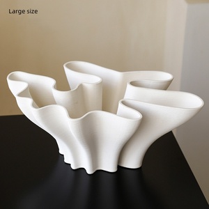 Vase en céramique minimaliste moderne en forme de pot, design nordique pour mariage, usage domestique, salon ou hôtel - Product Image 4