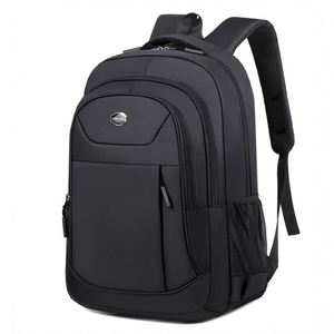 Sac à dos de voyage multifonctionnel pour homme avec logo personnalisé, fermeture éclair, sac pour ordinateur portable de loisirs pour le campus et les voyages en plein air - Product Image 1
