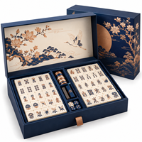 Ensemble de Mahjong Personnalisé, Couleurs de Marque Personnalisées, OEM ODM, Étiquette Privée, Tuiles de Mahjong, Coffret Cadeau, Vente en Gros