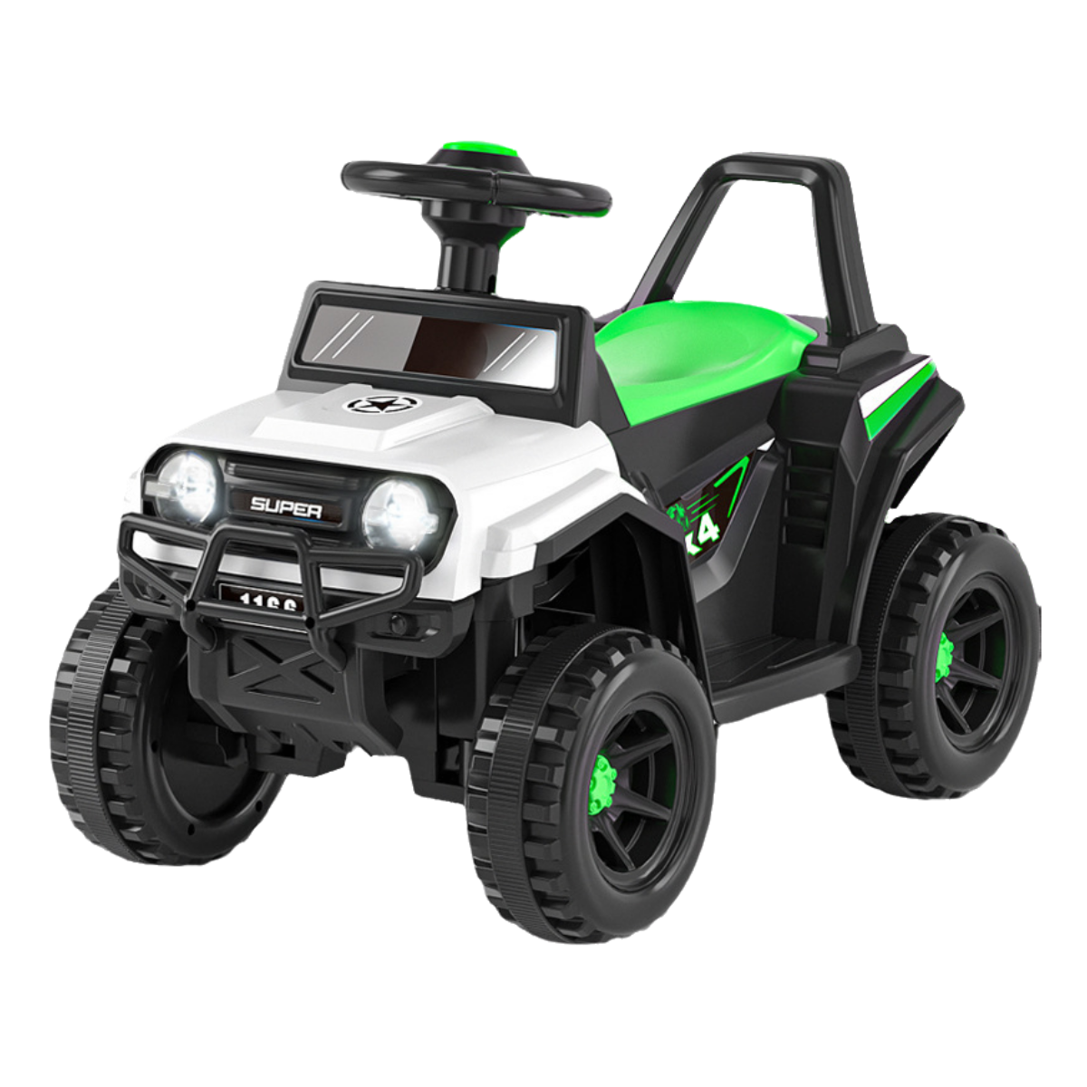 Green Off road locomotive